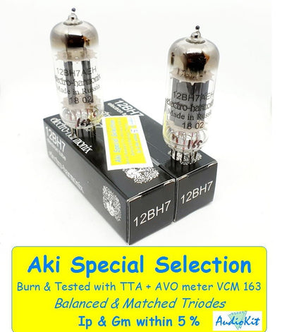 12BH7 Electro Harmonix - 4% SPECIAL SELECTION - Coppia (v195-v196)