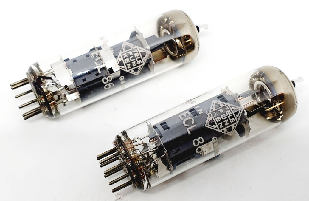 ECL86 - 6GW8 Telefunken Germany Diamond NOS-NIB Coppia (v9 - v12)