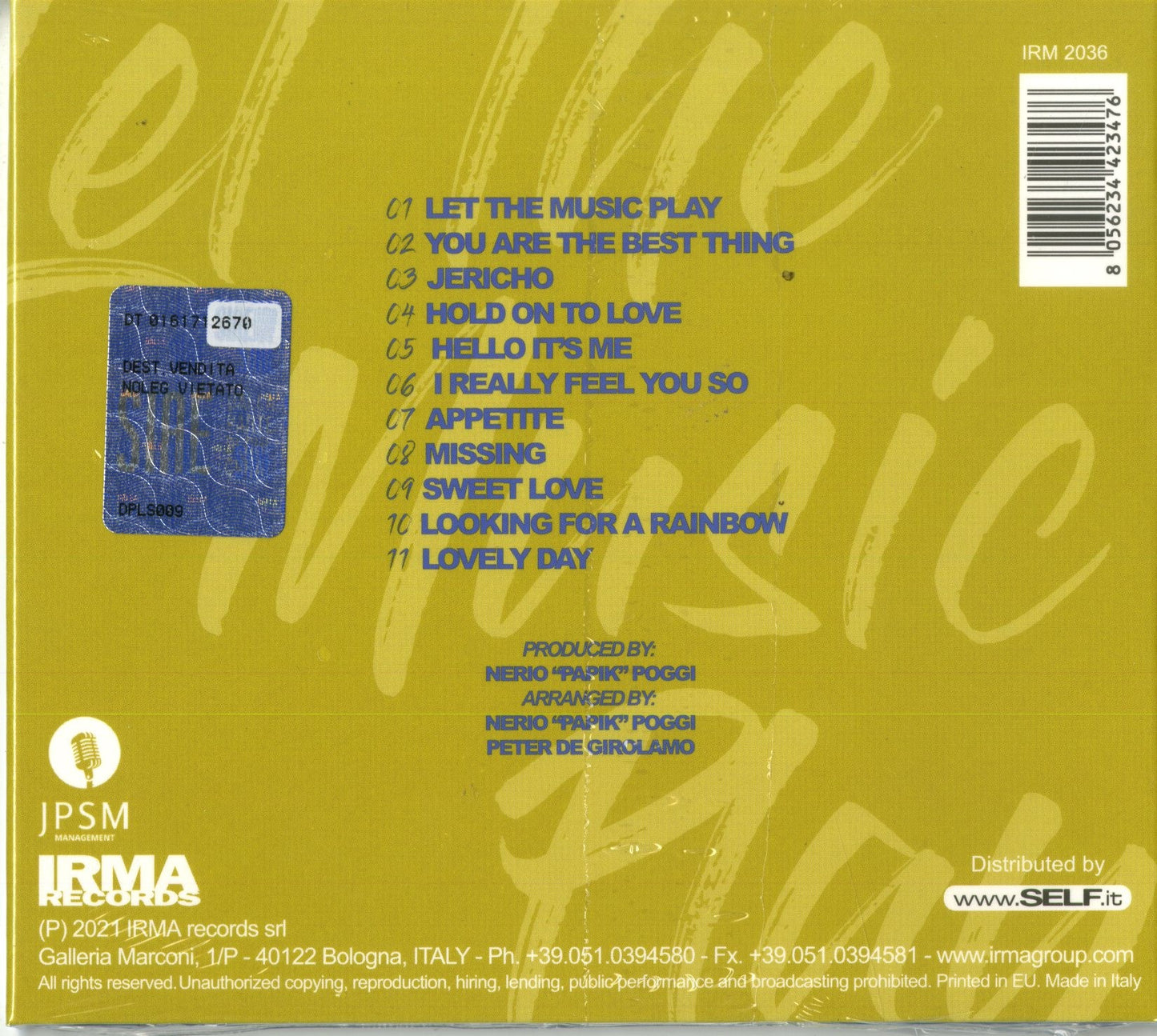 Sarah Jane MORRIS - LET THE MUSIC PLAY (CD)
