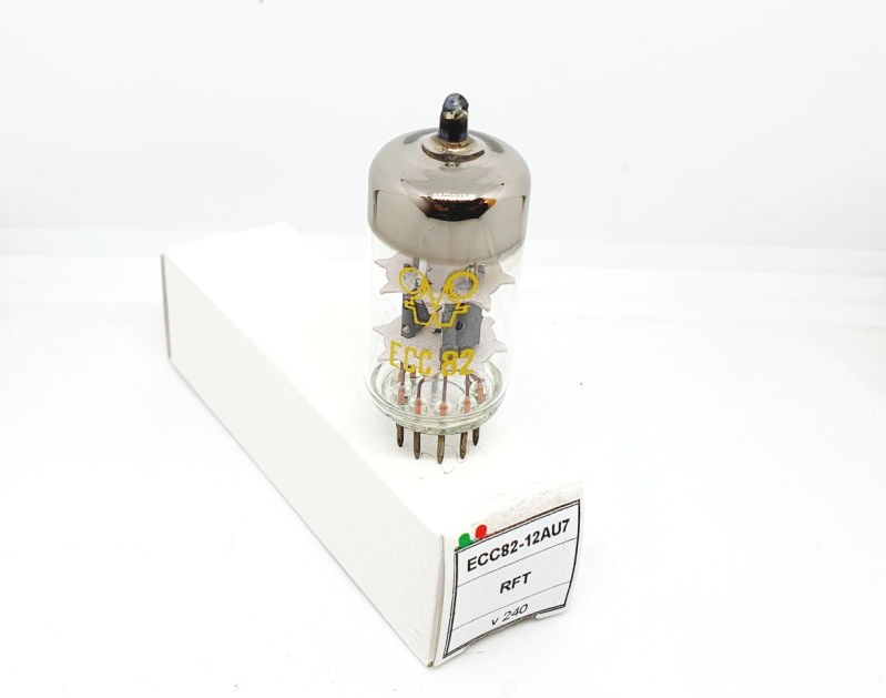 ECC82 - 12ATU RFT Small Plates NOS Singola (v240)