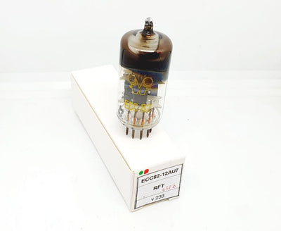 ECC82 - 12AU7 RFT Small Plates NOS Singola Usata (v229)