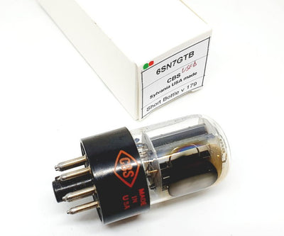 6SN7 GTB CBS USA UOS Short Bottle Singola Usata (v 179)