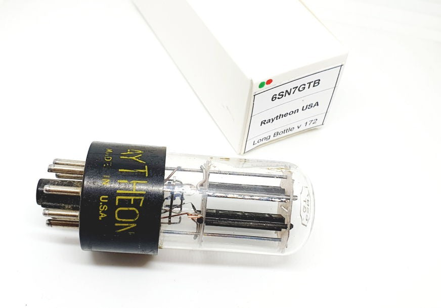 6SN7 GT RAYTHEON USA NOS Singola (v 172)