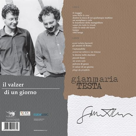 Gianmaria TESTA - IL VALZER DI UN GIORNO (LP)