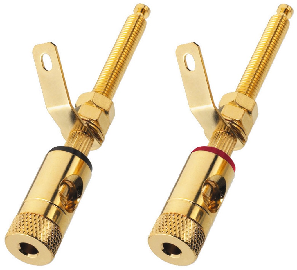 BP270G - Coppia Boccole R/B per diffusori