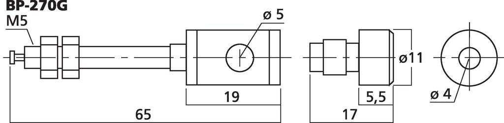 BP270G - Coppia Boccole R/B per diffusori
