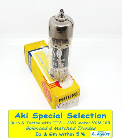 E80CC - 6085 Philips NOS-NIB BOX Plates Coppia (v2 - v6)