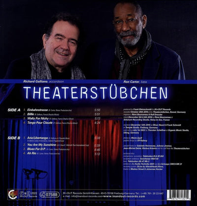 Richard GALLIANO and Ron CARTER - AN EVENING WITH (LP)