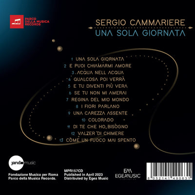 Sergio CAMMARIERE - UNA SOLA GIORNATA (CD)