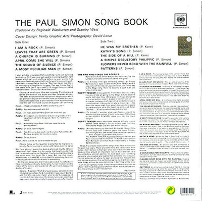 Paul SIMON - THE PAUL SIMON SONG BOOK (LP)