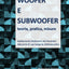 Woofer e Subwoofer, teoria, pratica, misure - Francesco Sorino