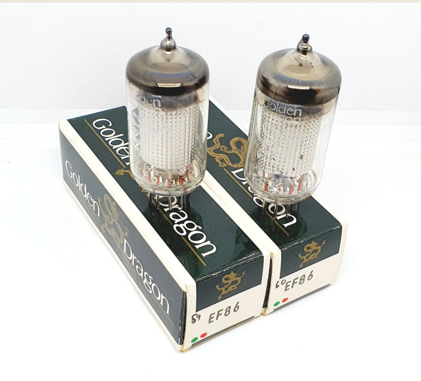 EF86 - 6CM8 Golden Dragon NOS - NIB Coppia (v59 - v60)
