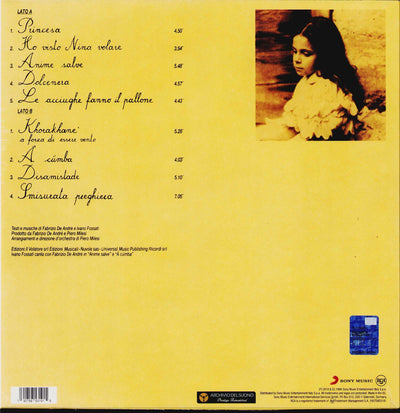 Fabrizio DE ANDRE' - ANIME SALVE [N.E.] (LP)