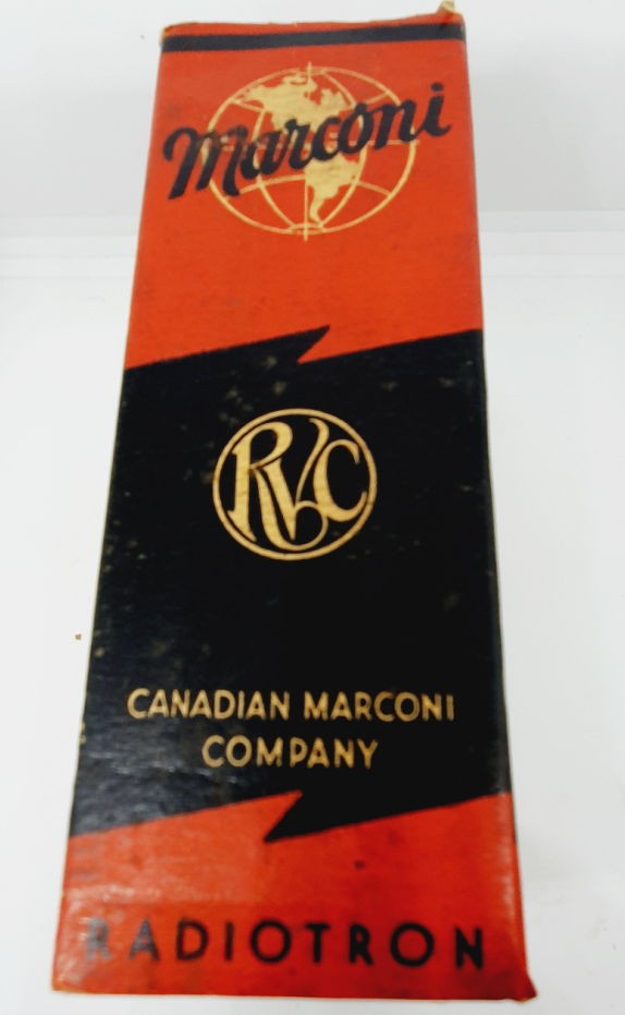 6V6G - VT107A JAN Marconi Radiotron RVC Canada NOS-NIB 1950 Coppia (v1 - v2)