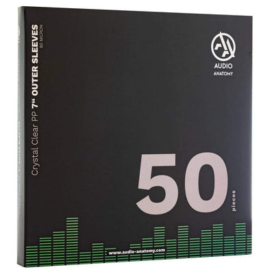 AUDIO ANATOMY - 50 x 7" BUSTE ESTERNE IN POLIPROPILENE