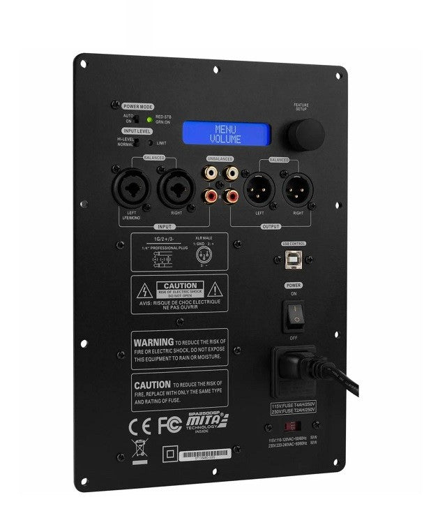 SPA250DSP Dayton - Amplificatore Sub a Placca classe D con DSP
