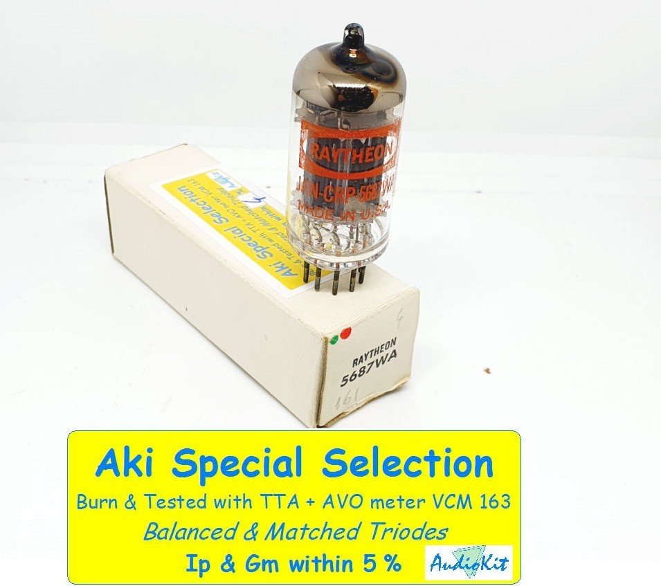 5687WA JAN-CRP Raytheon red print USA NOS-NIB - 4% SPECIAL SELECTION - Singola (V161)