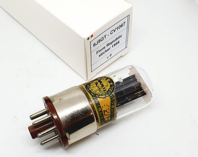 6J5GT FIVRE Italy 50,s metal base NOS Singola (v6)