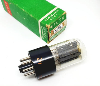 6SN7 Sicte Italy Pavia NOS-NIB Singola (v 271)