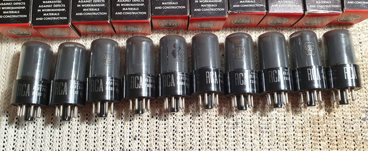6SL7GT - VT229GT RCA USA  NOS-NIB - 5% SPECIAL SELECTION - Coppia (v47 - v67)