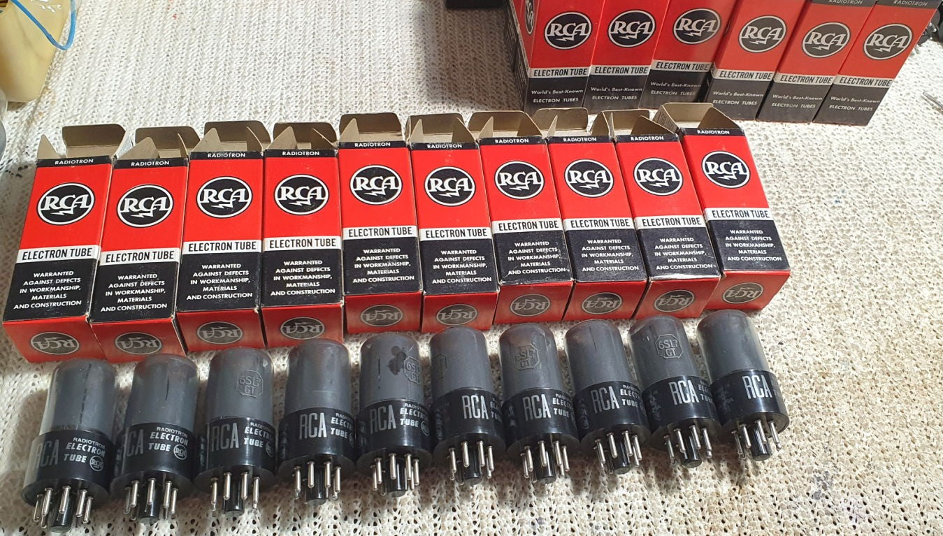 6SL7GT - VT229GT RCA USA  NOS-NIB Coppia (v52 - v59)