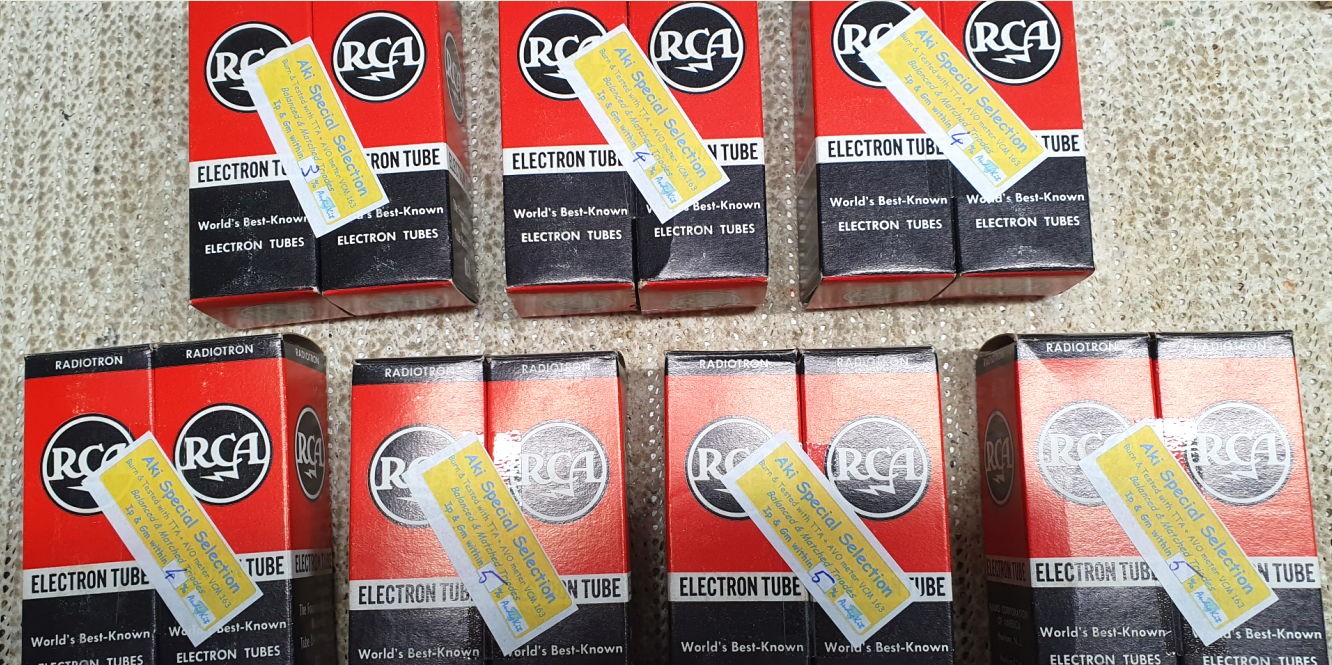 6SL7GT - VT229GT RCA USA  NOS-NIB Coppia (v60 - v63)