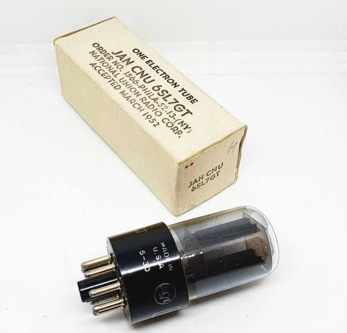 6SL7GT - VT229GT RCA JAN CRC Eagle Logo USA  NOS-NIB Singola (v69)