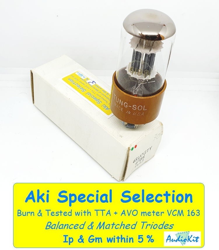 6188 - Super 6SL7 -6SU7 TUNG-SOL NOS - 3% SPECIAL SELECTION - Singola (v70)