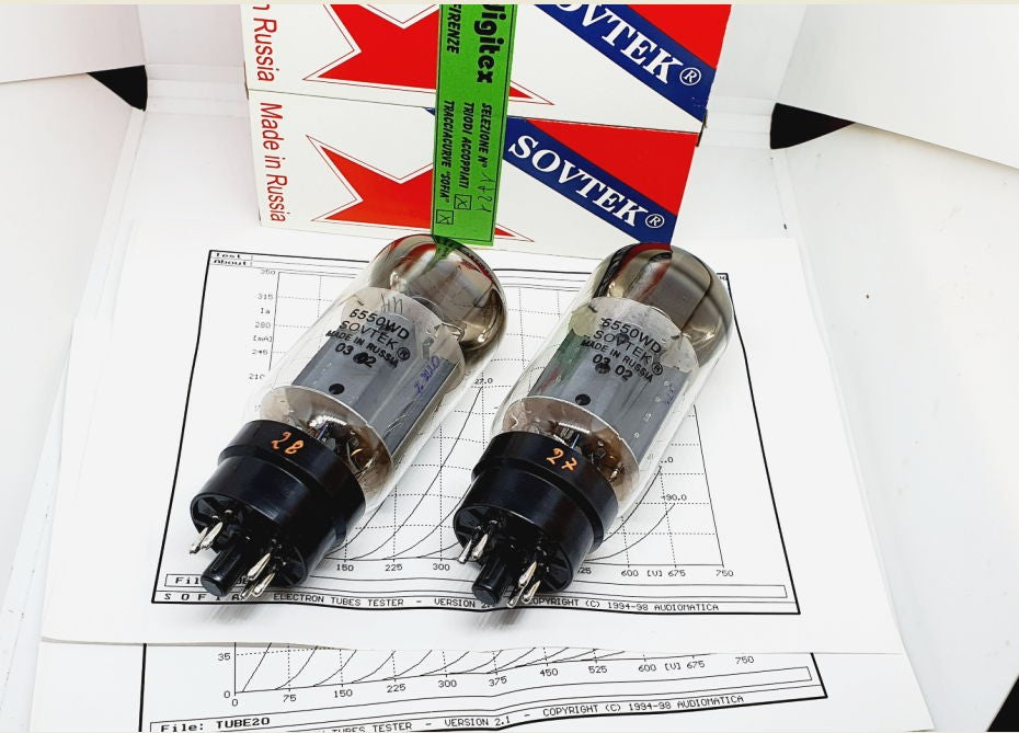 6550WD Sovtek NOS-NIB Coppia (V27 - V28)
