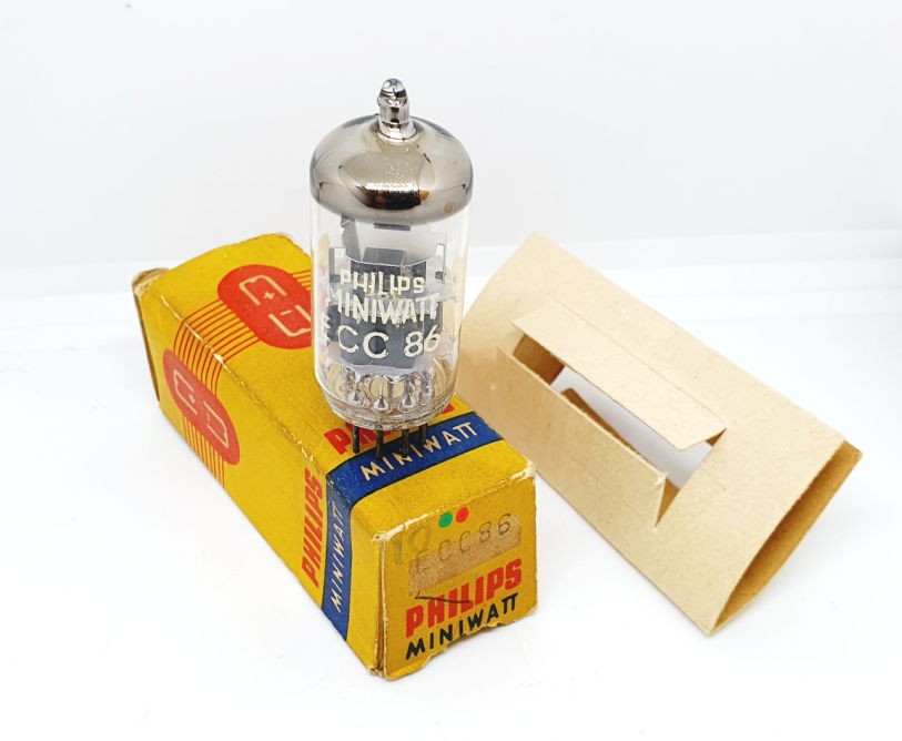 ECC86 - 6GM8 Philips Miniwatt NOS-NIB Singola (v10)