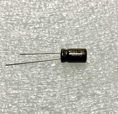 10uf 35v Elna Cerafine - Condensatore elettrolitico verticale