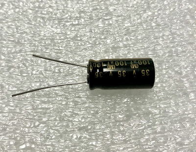 100uf 35v Elna Cerafine - Condensatore elettrolitico verticale