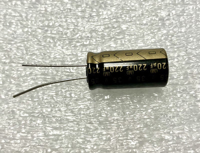 220uf 35v Elna Cerafine - Condensatore elettrolitico verticale