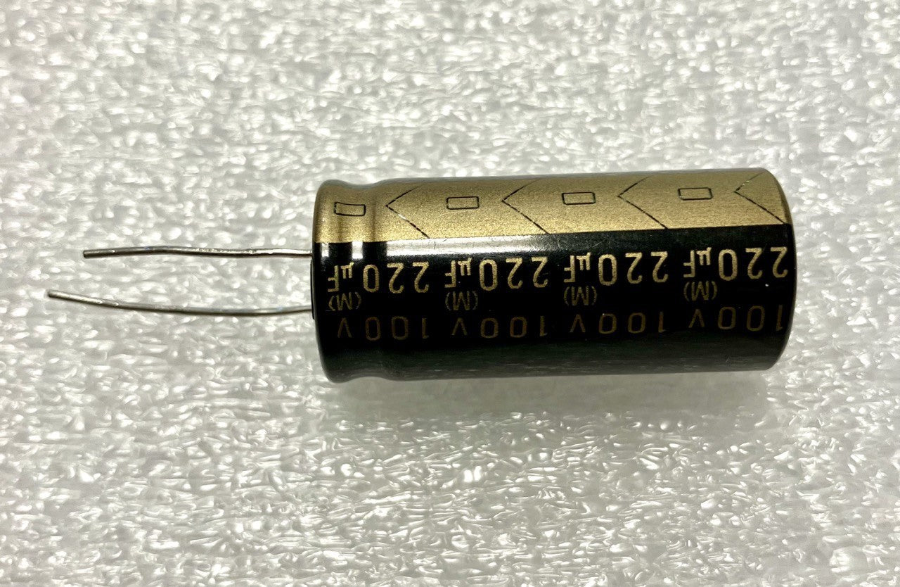 220uf 100v Elna Cerafine - Condensatore elettrolitico verticale