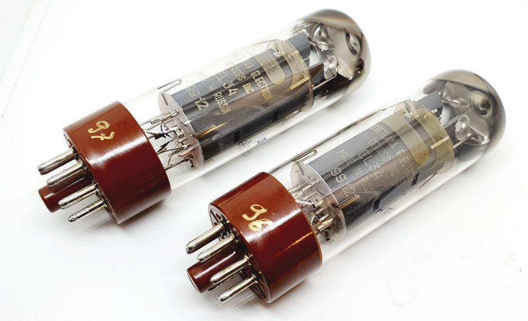 EL34 Svetlana "S" Logo Vintage 1999 NIB Coppia (v96 - v97)