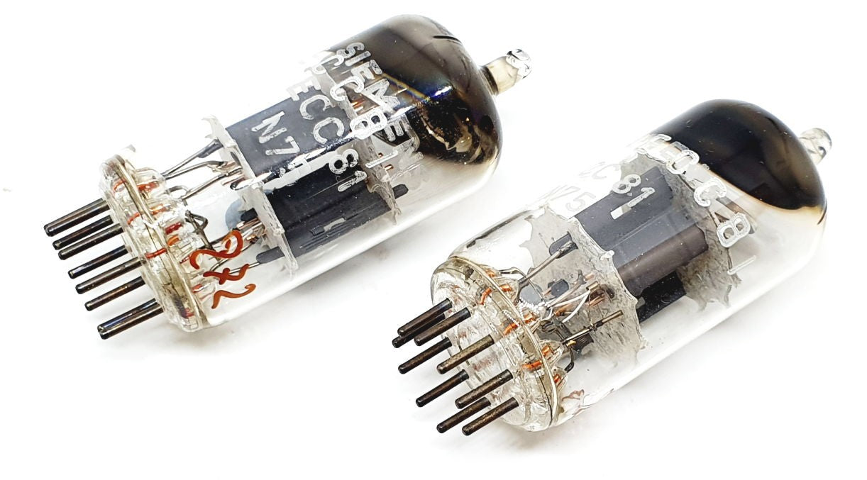 ECC81 - 12AT7 SIEMENS NOS-NIB Coppia (v272 - v273)