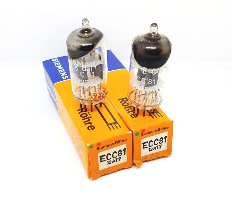 ECC81 - 12AT7 SIEMENS NOS-NIB Coppia (v272 - v273)