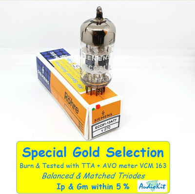 ECC81 - 12AT7 SIEMENS NOS-NIB - 5% SPECIAL SELECT - Singola (v270)