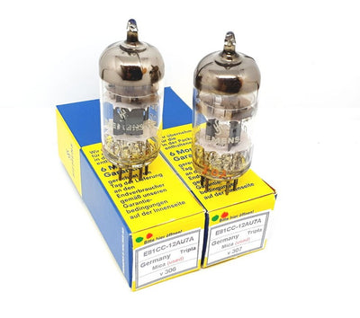 E81CC - 12AT7WA SIEMENS UOS Tripla Mica Coppia Usate (v306 - v307)
