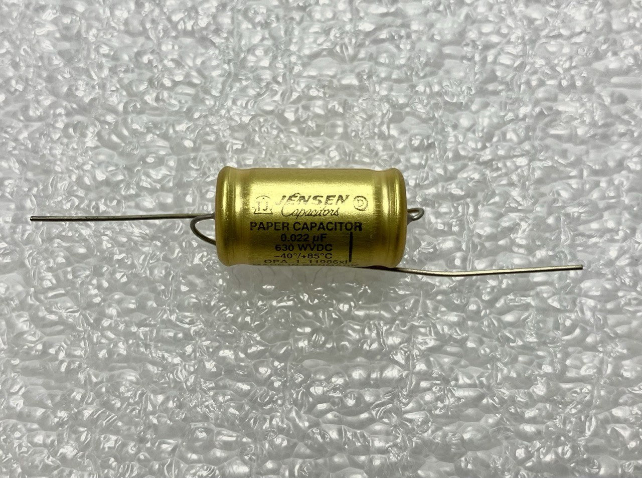 Jensen 0.022uf 630v - Condensatore Carta e Olio in Alluminio
