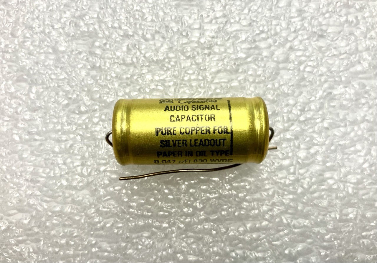 Jensen 0.047uf 630v - Condensatore Carta e Olio in Rame