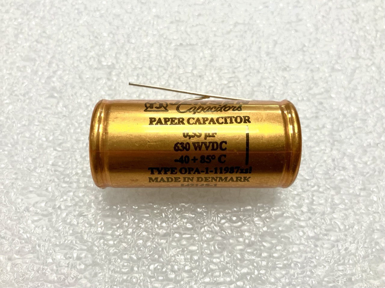 Jensen 0.33uf 630v - Condensatori Carta e Olio in Alluminio