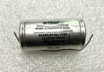Jensen 1.5uf 100v - Condensatore Carta e Olio in Alluminio
