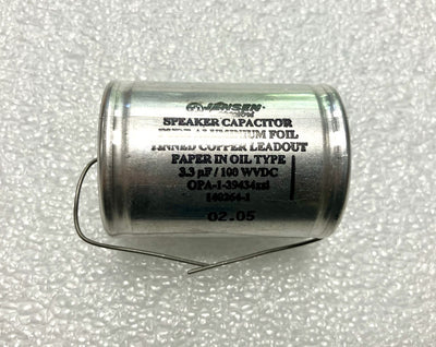 Jensen 3.3uf 100v - Condensatore Carta e Olio in Alluminio