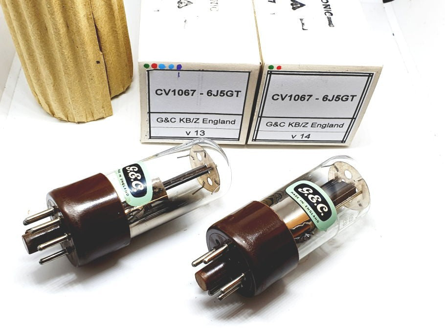 CV1067 - 6J5GT GEC England NOS-NIB Coppia (v9 - v10)