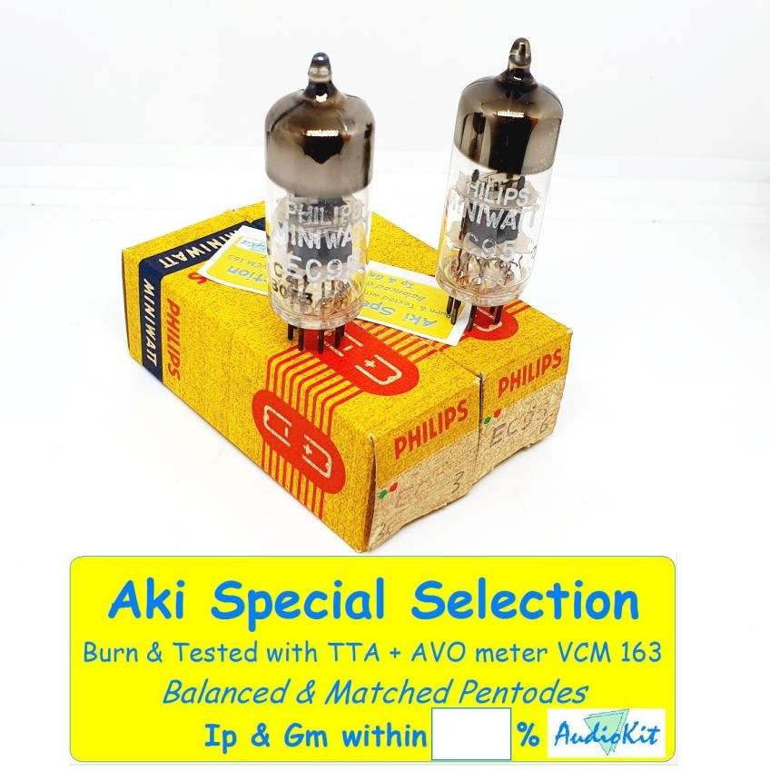 EC95 - 6ER5 Philips Miniwatt Gr. Britain NOS-NIB - 3% SPECIAL SELECTION - Coppia (v3 - v6)