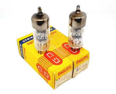 EC95 - 6ER5 Philips Miniwatt Gr. Britain NOS-NIB Coppia (v5 - v7)