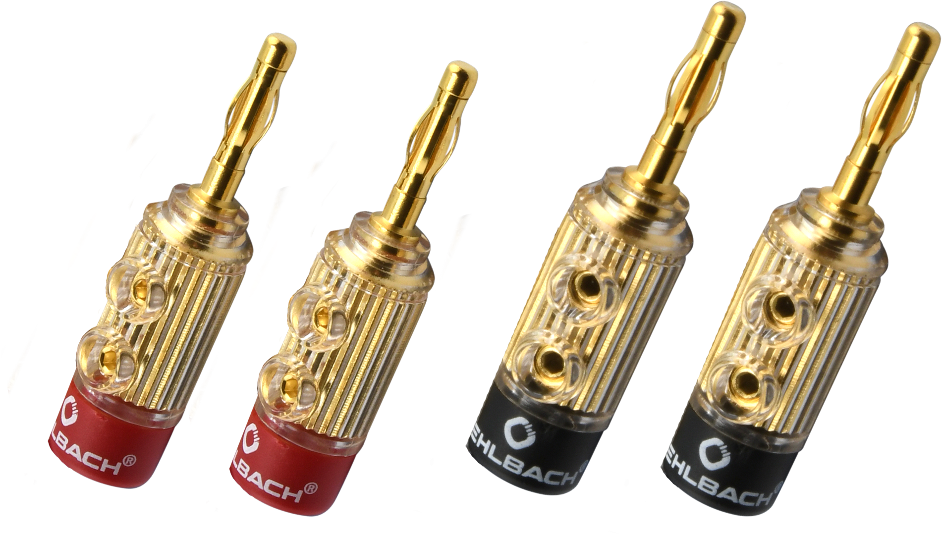 Oehlbach XXL Fusion Banana - Set 4 pezzi connettori a Banana