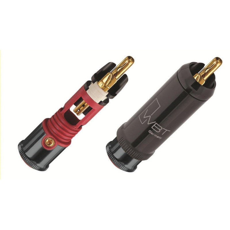 WBT-0110 Cu RCA Maschi plug - 4 PEZZI confezione