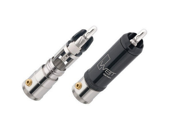 WBT-0152 Ag RCA Maschi plug 10.8 - 4 PEZZI confezione